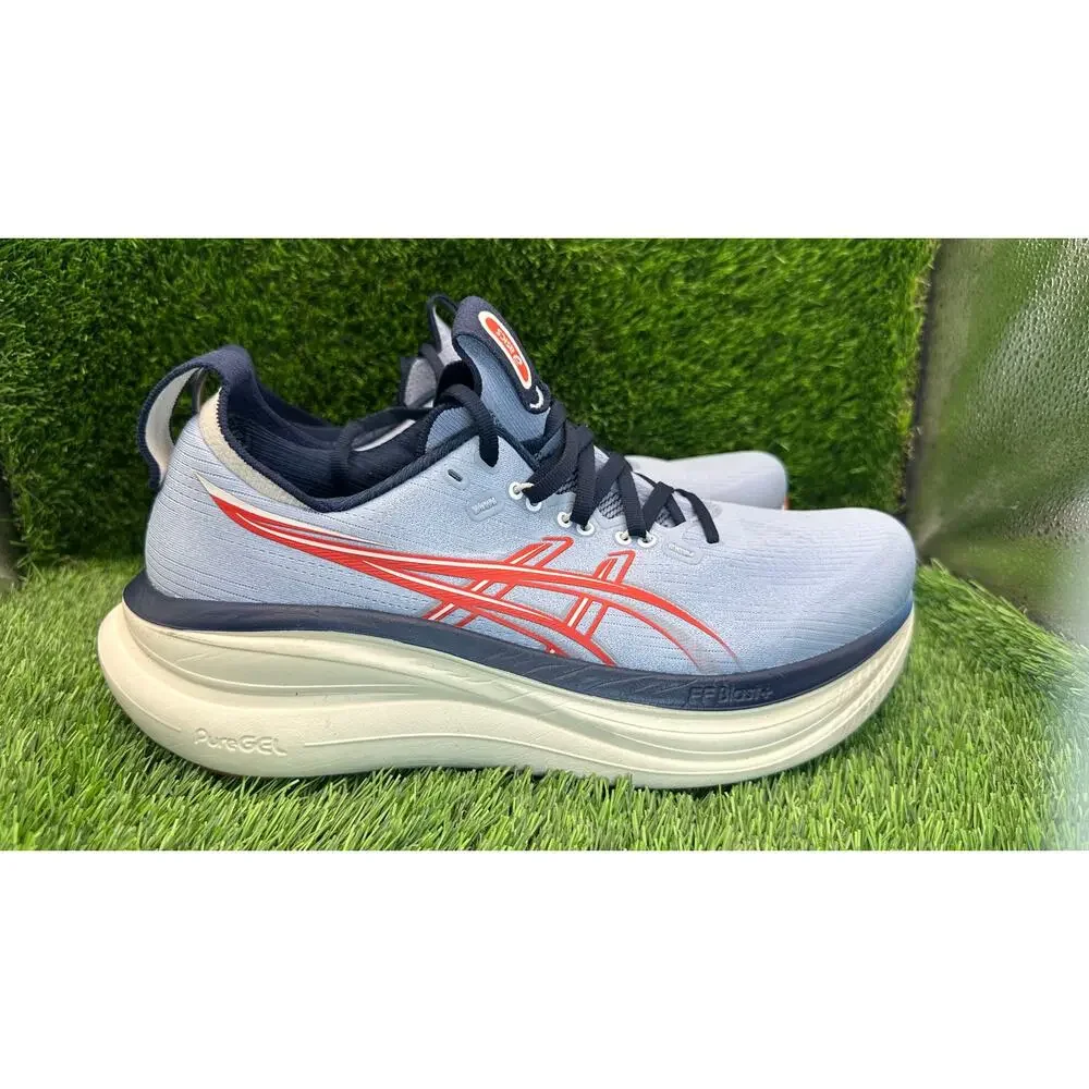 Asics Gel-Nimbus 28 1012C056 Athletic Sneaker Women's 10 Blue Knit Gym Running